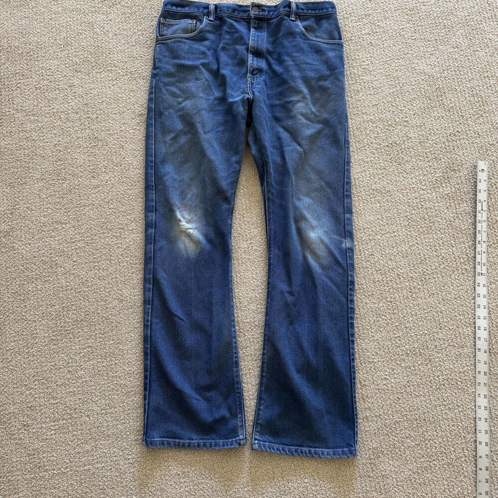 Vintage Levi's 517 Jeans Mens 33x32 Blue Med Wash Bootcut Regular Fit Y2K